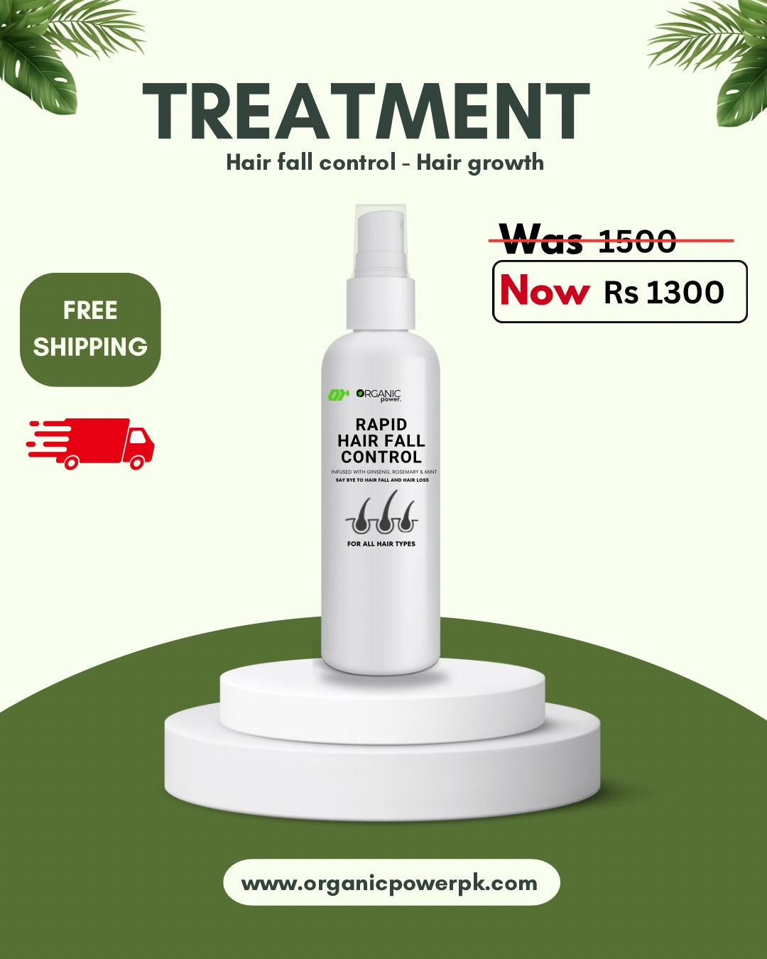 Rapid Hair Fall Control Treatment