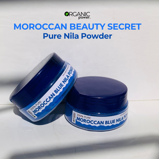 Moroccan Blue Nila Powder - For Face Brightening